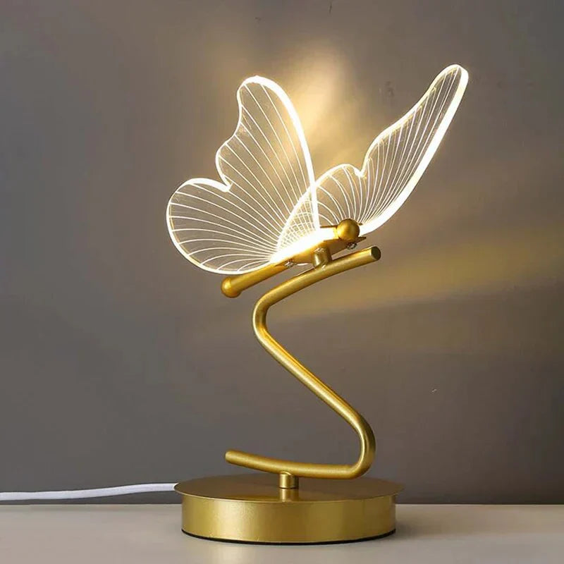 ButterflyLuxe – Elegant LED Table Lamp with Butterfly Design