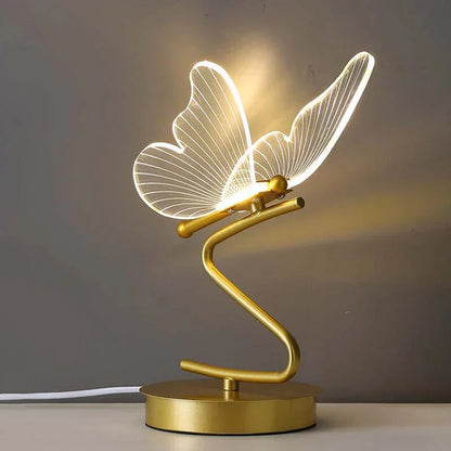 ButterflyLuxe – Elegant LED Table Lamp with Butterfly Design