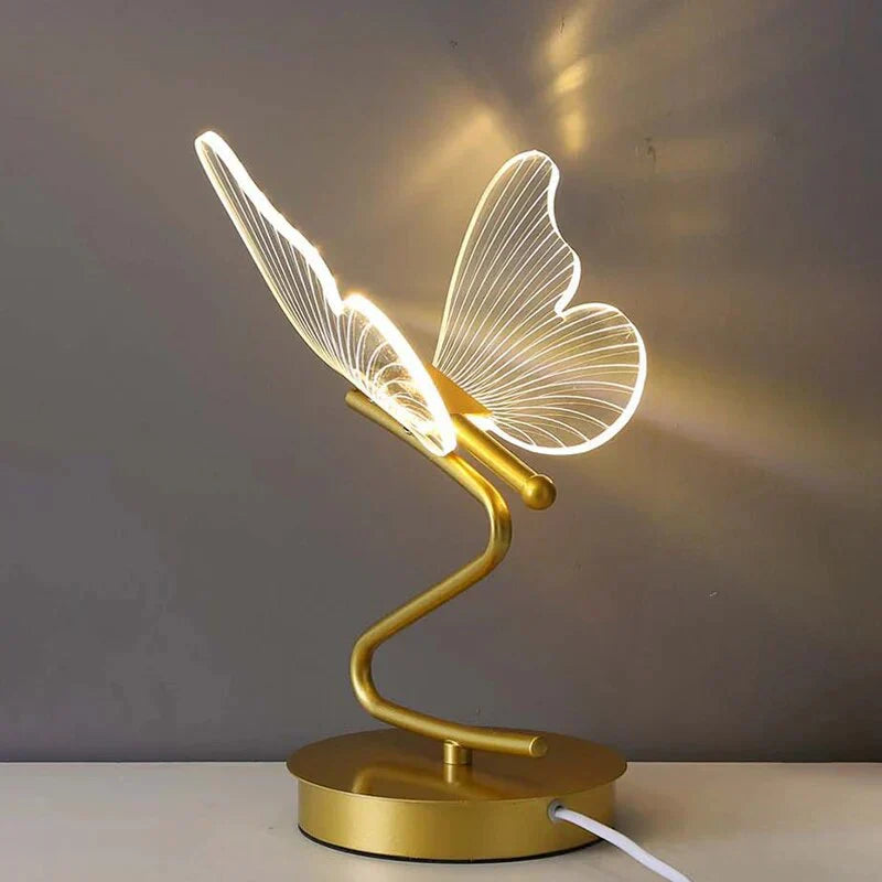 ButterflyLuxe – Elegant LED Table Lamp with Butterfly Design