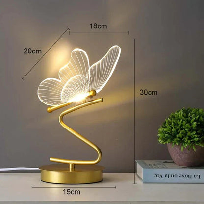 ButterflyLuxe – Elegant LED Table Lamp with Butterfly Design