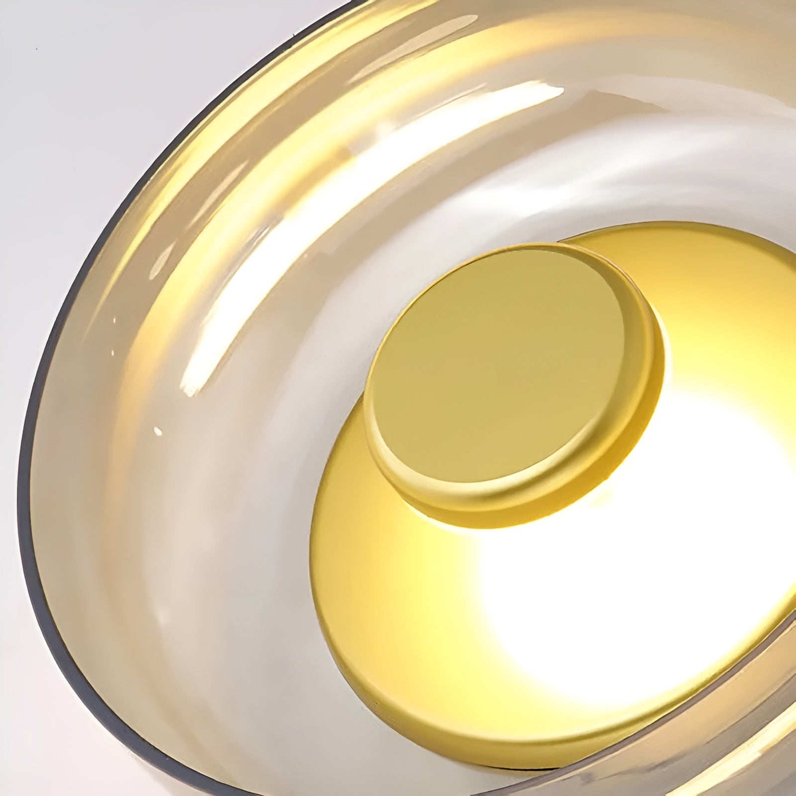 Luxury Nordic Glow - Premium LED Wall Lamp with Glass and Gold Accents
