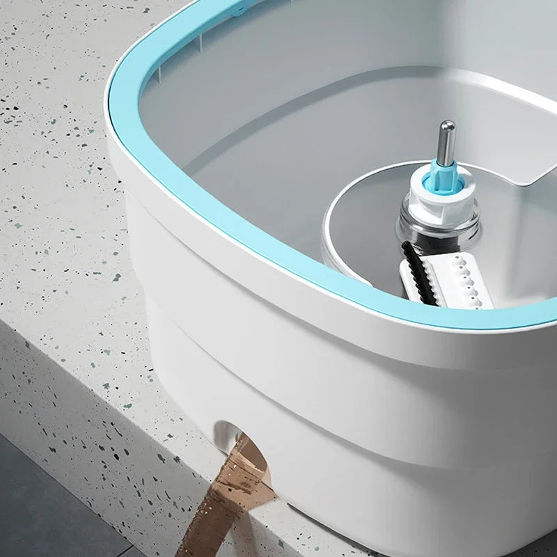 Spin Mop and Bucket Set - Wring out your mop hands-free!
