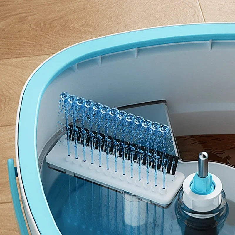Spin Mop and Bucket Set - Wring out your mop hands-free!