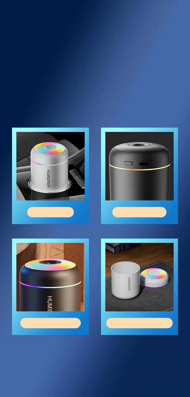 MiniMist – Compact USB Humidifier for Car & Bedroom