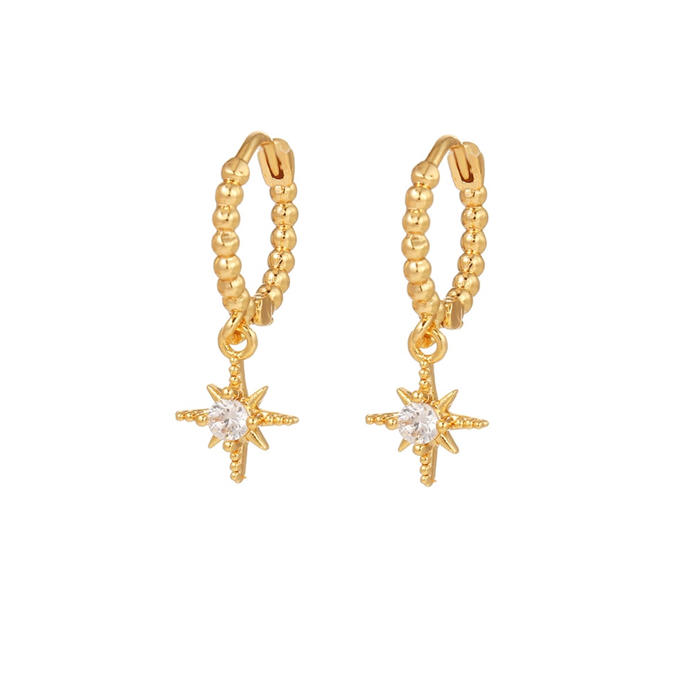 StarGlow Earrings - Magical Star Design Earrings