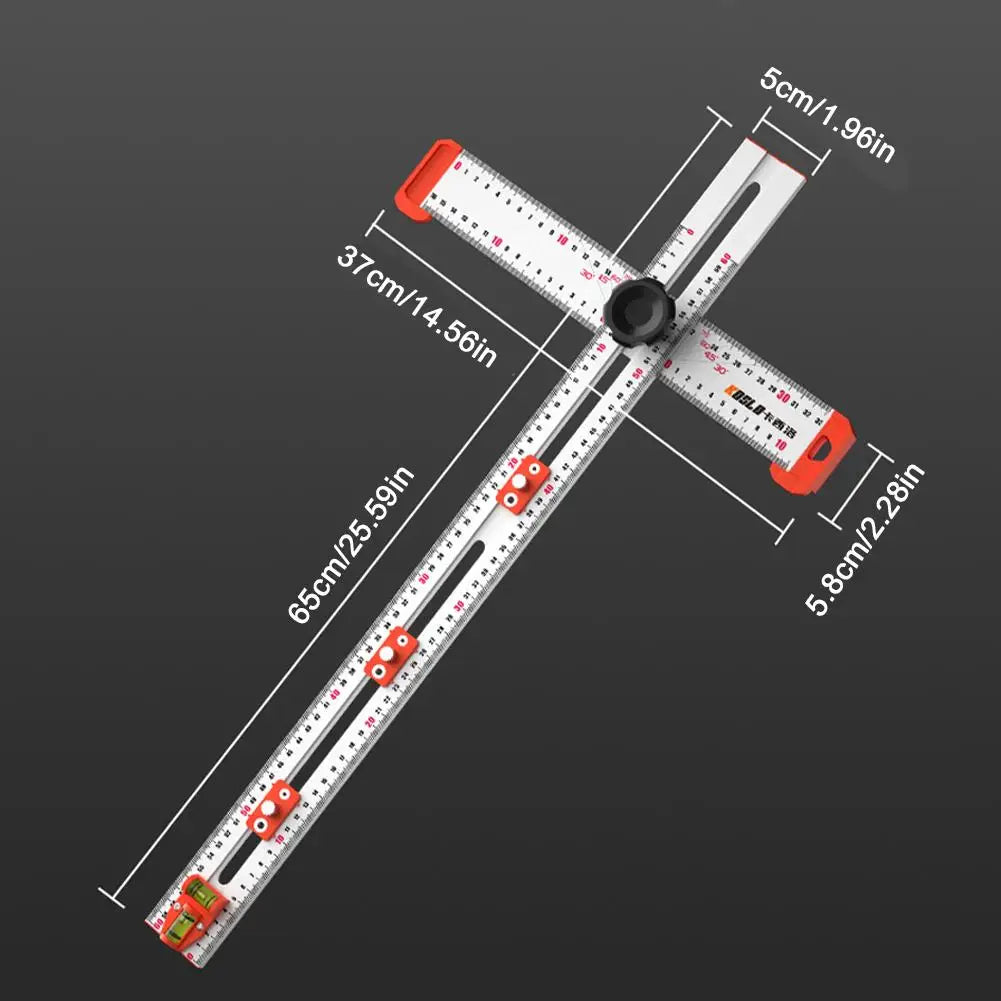 2-in-1 Drill Positioning Ruler