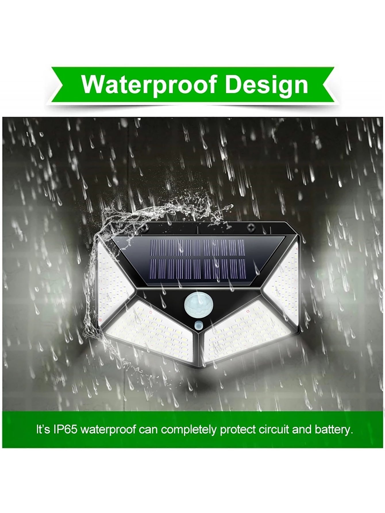 SolarGlow - Waterproof LED Garden Lights with Sensor