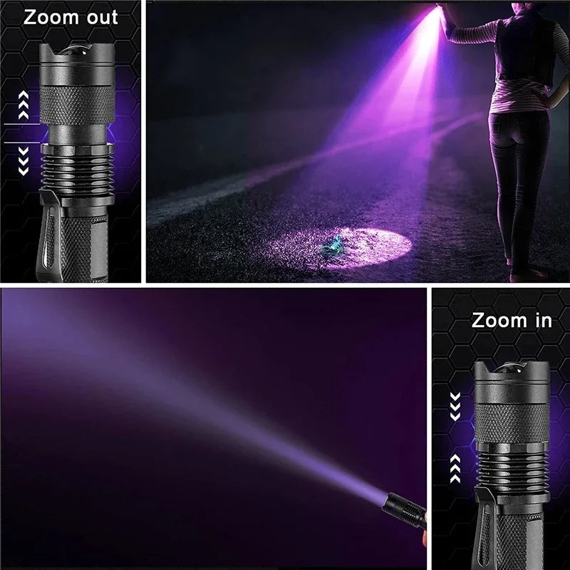 GlowInspect - UV Flashlight for Urine and Stains