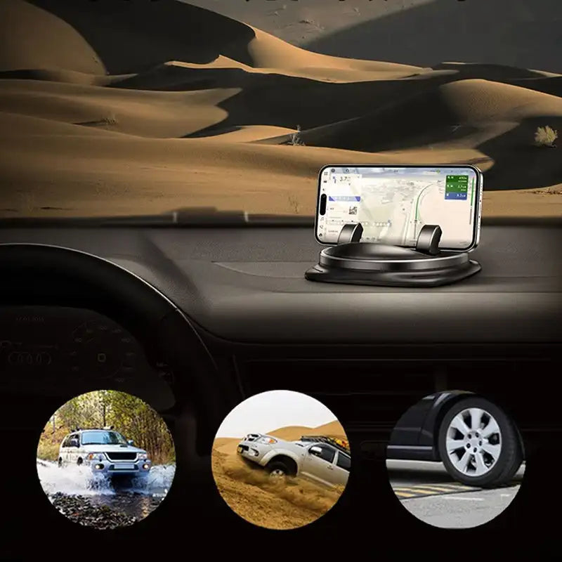 360° RotateX - Rotating Phone Mount for Car