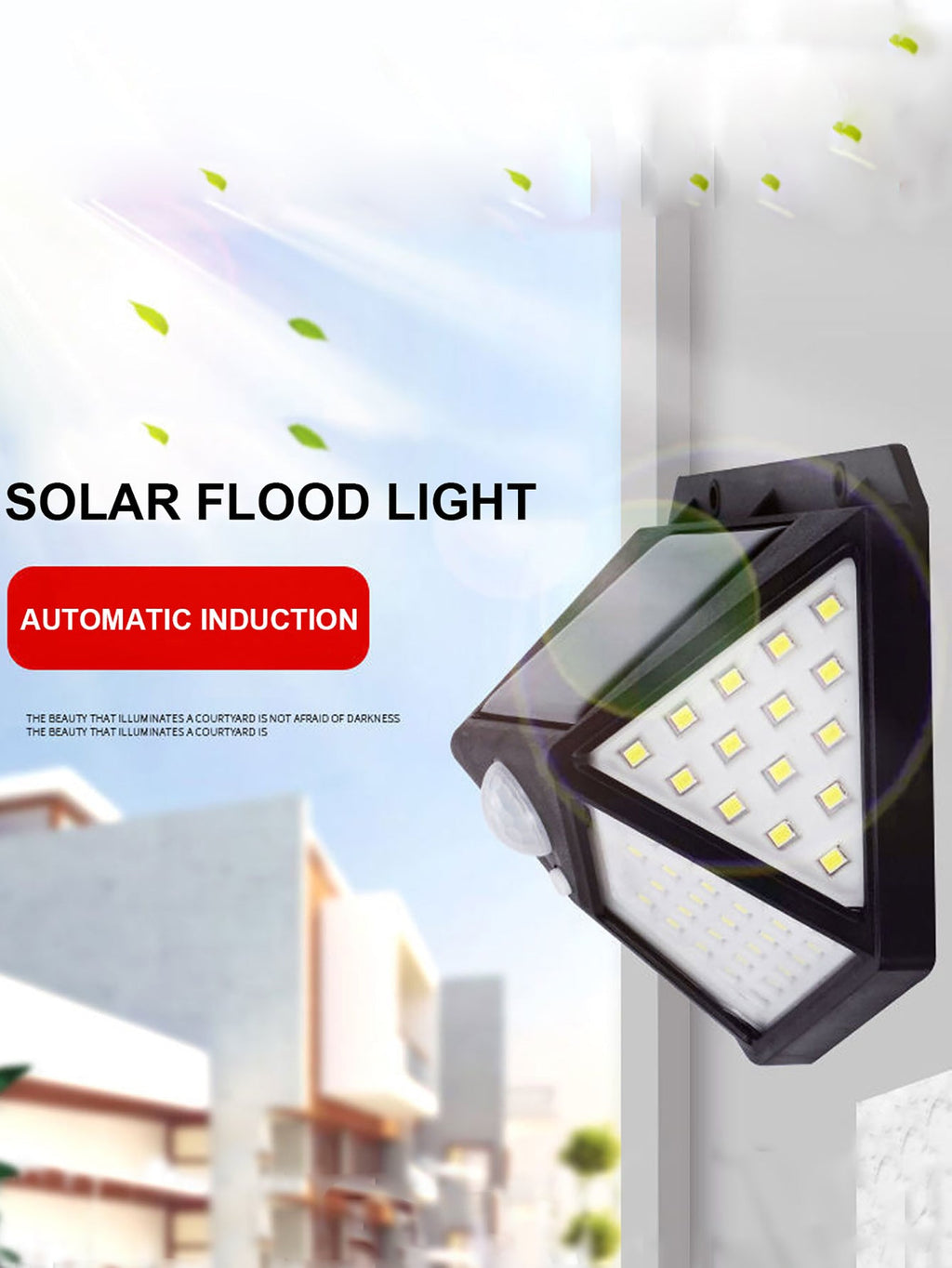 SolarGlow - Waterproof LED Garden Lights with Sensor