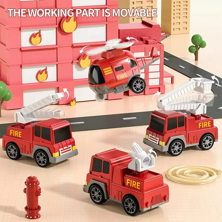 FunCity Trucks - Playset with Light and Sound