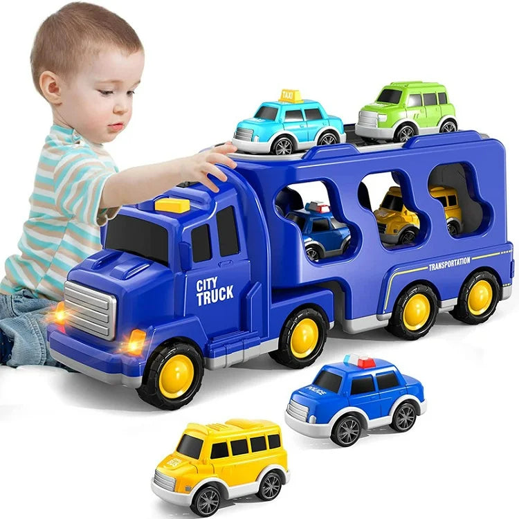 FunCity Trucks - Playset with Light and Sound