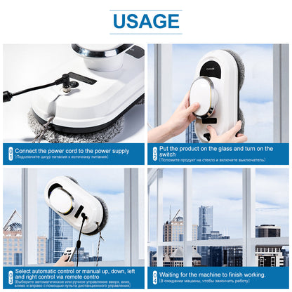 CleanBot – Smart Robot Window Cleaner with Remote Control