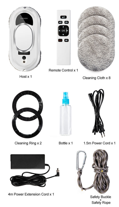 CleanBot – Smart Robot Window Cleaner with Remote Control