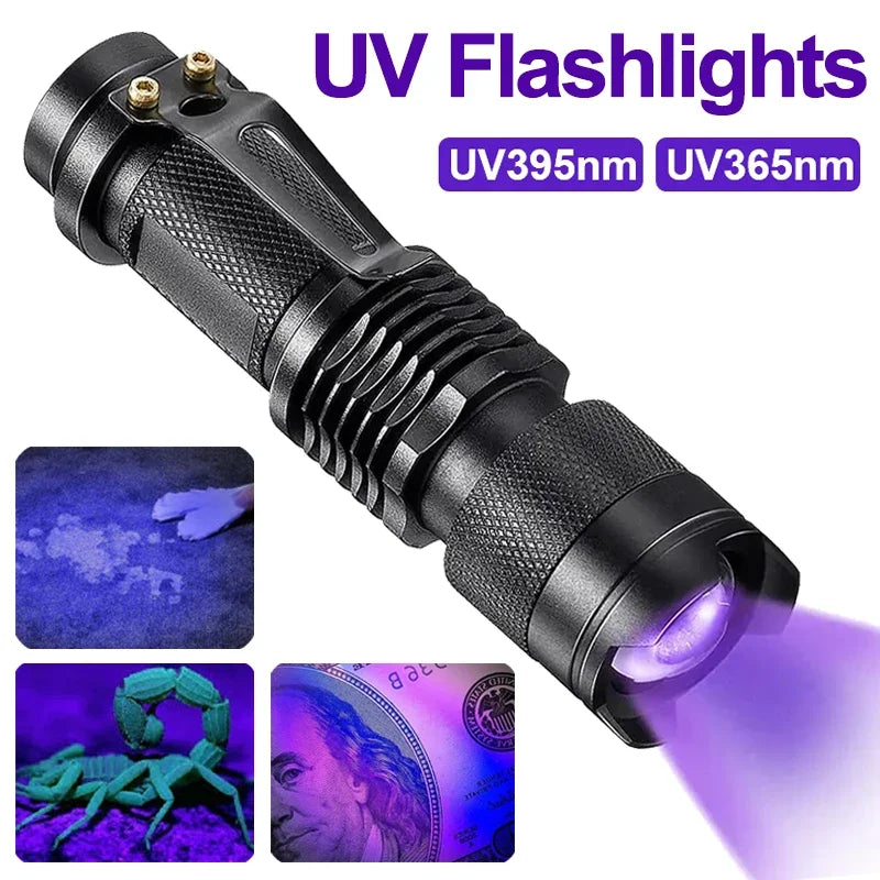 GlowInspect - UV Flashlight for Urine and Stains