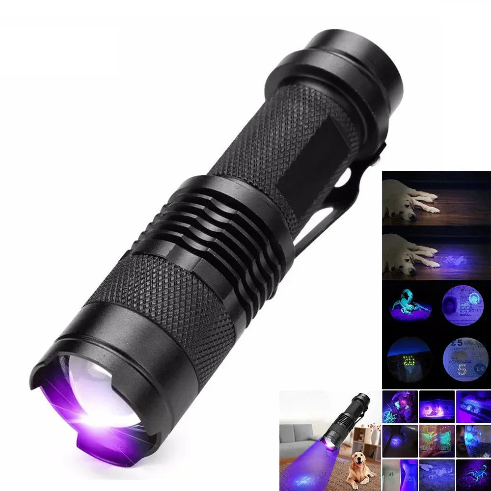 GlowInspect - UV Flashlight for Urine and Stains