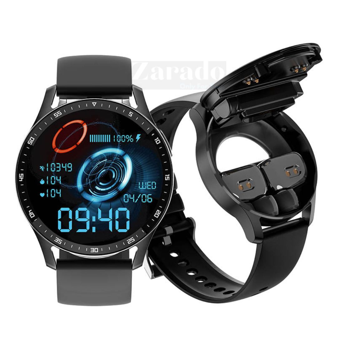 SmartLink Watch – Stylish Smartwatch with Earbuds