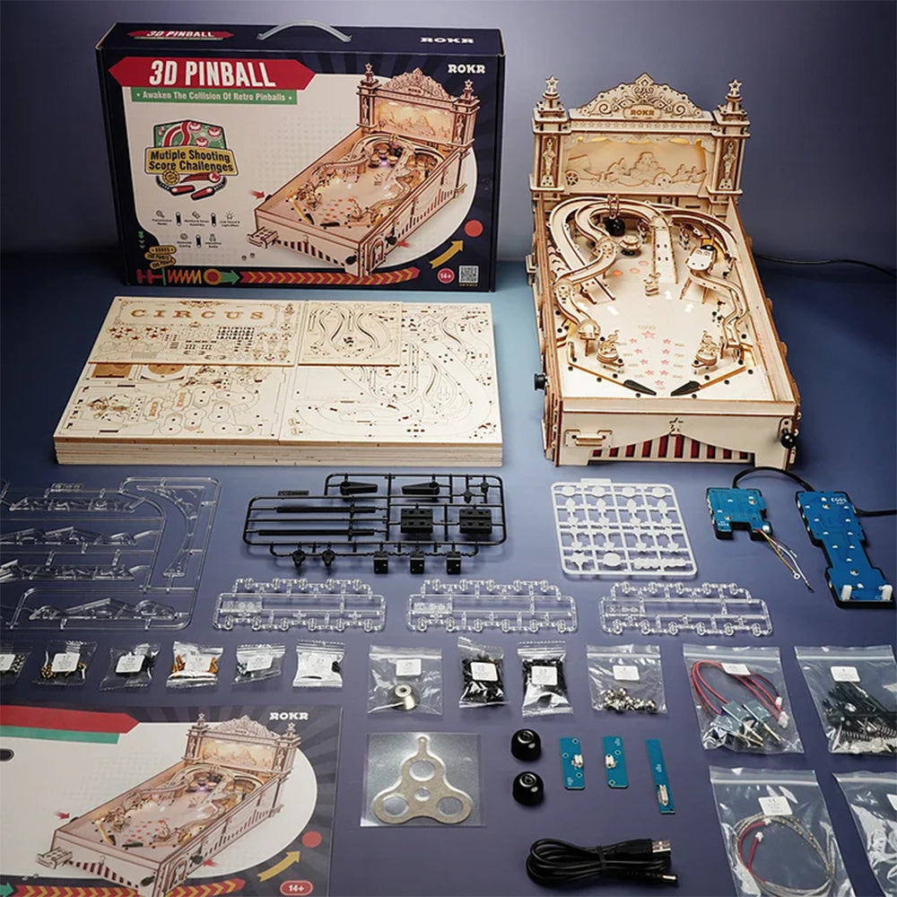 FlipCraft 3D Wooden Puzzle - Creative Building and Playing