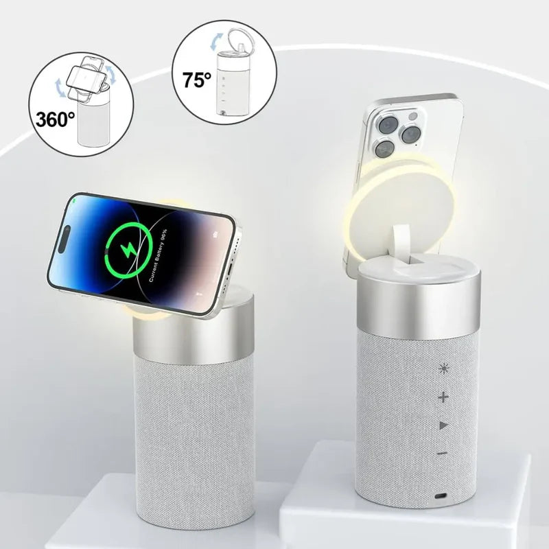 SoundWave Pro - Portable Bluetooth Speaker with Power Bank
