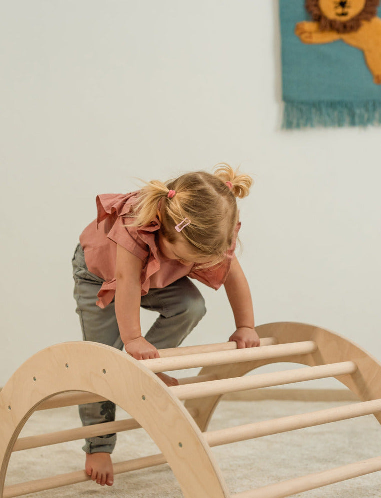 ClimbArc – Handmade Sustainable Climbing Arch for Children