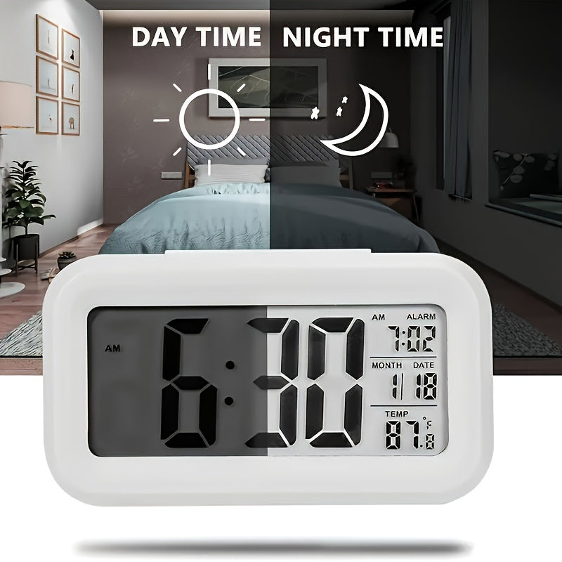 SmartGlow Clock - Stylish Digital Alarm Clock with Nightlight