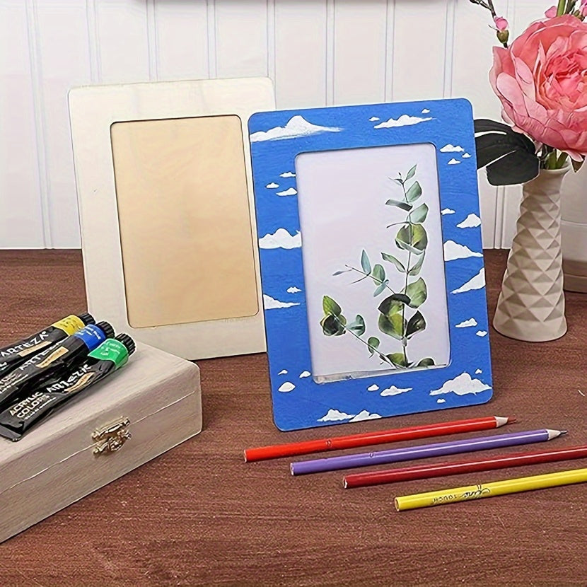 CreativeFrame – Set of 10 DIY Wooden Photo Frames