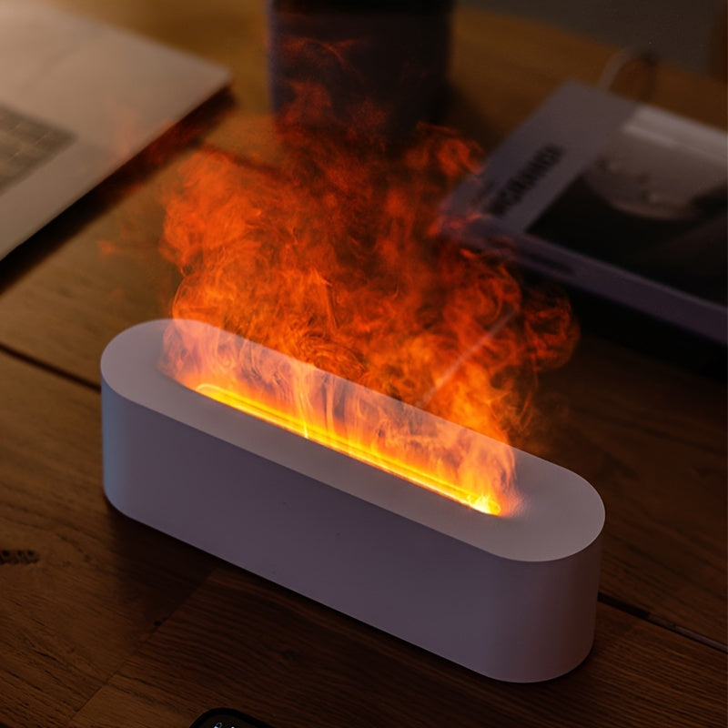 FlameGlow – USB Aroma Lamp with Colorful Flames