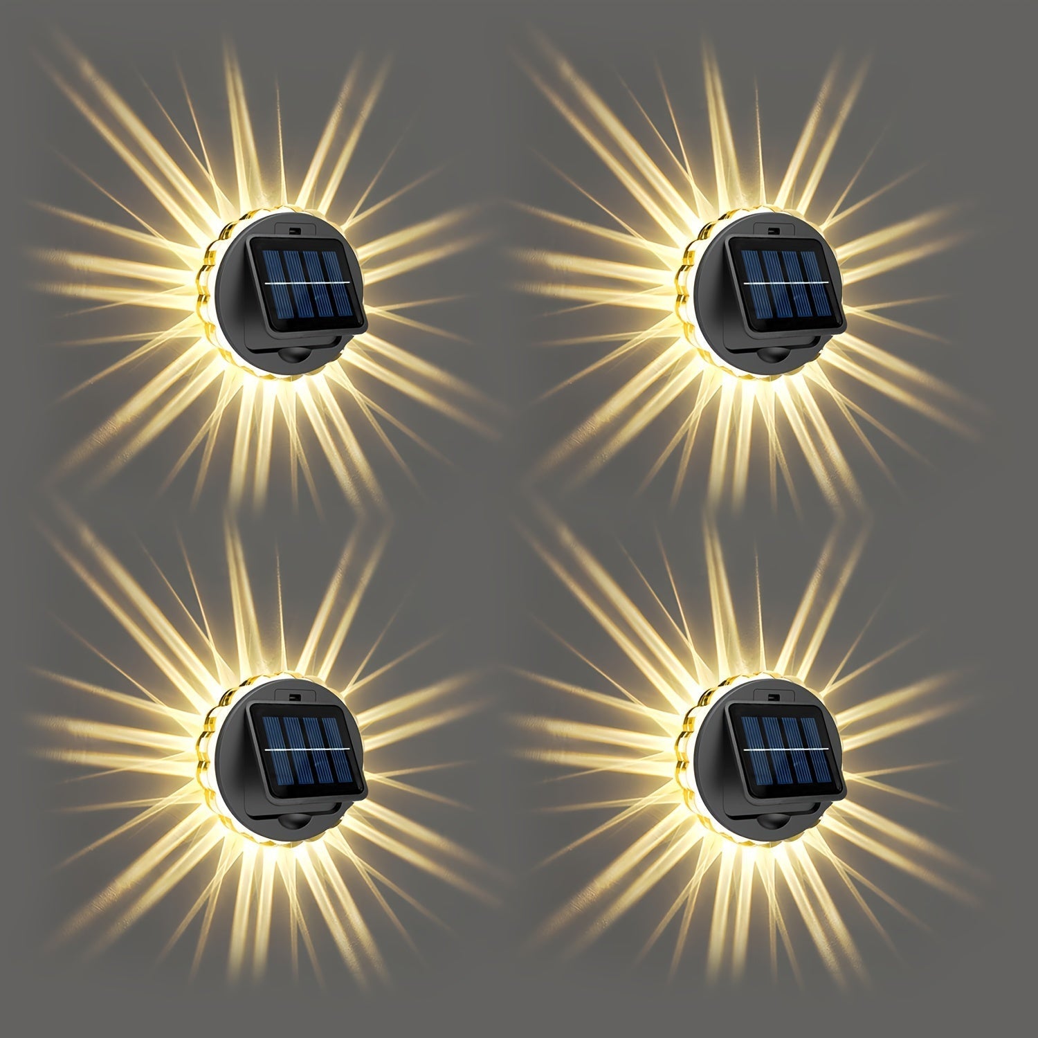 SolarGlow Lights – Set of 4 Solar-Powered LED Outdoor Lights