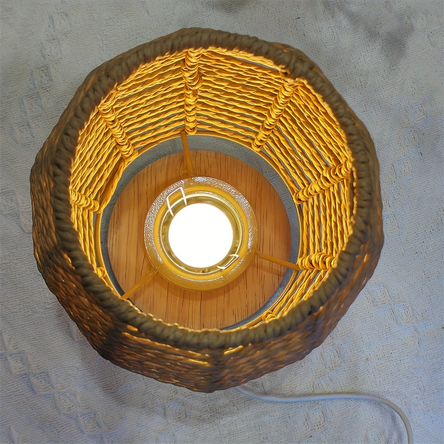 EcoLoom - Artisan Wooden Table Lamp with LED Lighting