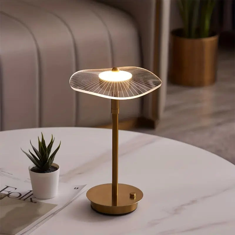 Elegant LED Desk Table Lamp with Adjustable Design