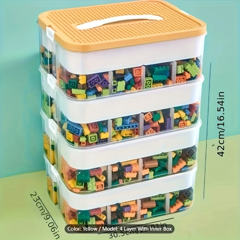 Stack Genius - Elegant Storage Box with Lid for Any Room