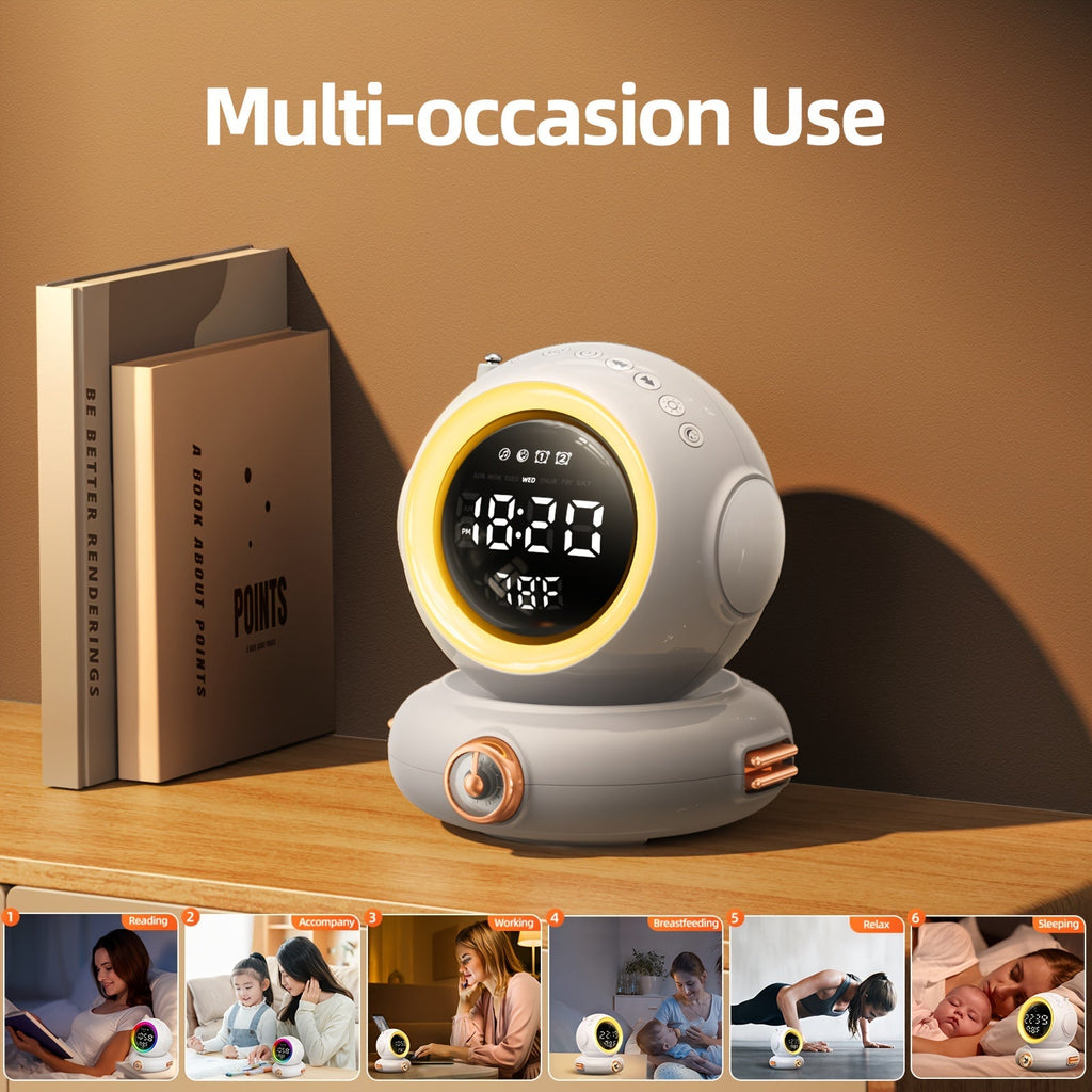 LunaRise - Wake-up Light with Bluetooth Speaker and FM Radio