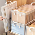 SpaceSaver - Stylish Stackable Storage Boxes for Clothes and Books