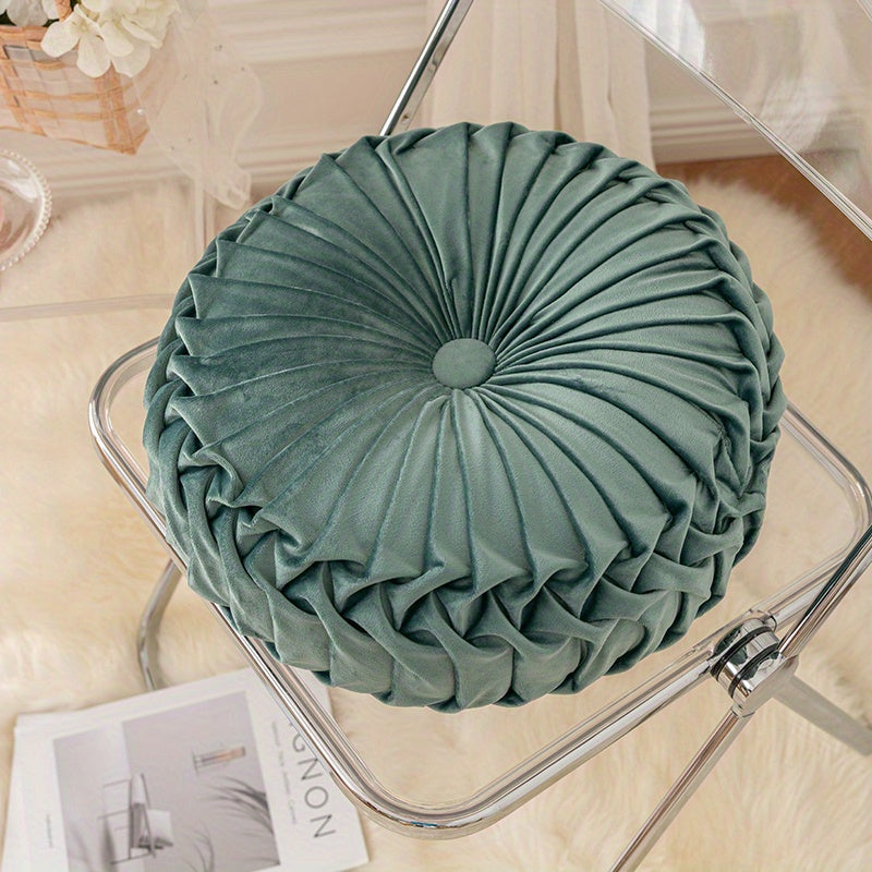 Velvet Pumpkin Cushion - Luxury Plush Cushion for Comfort
