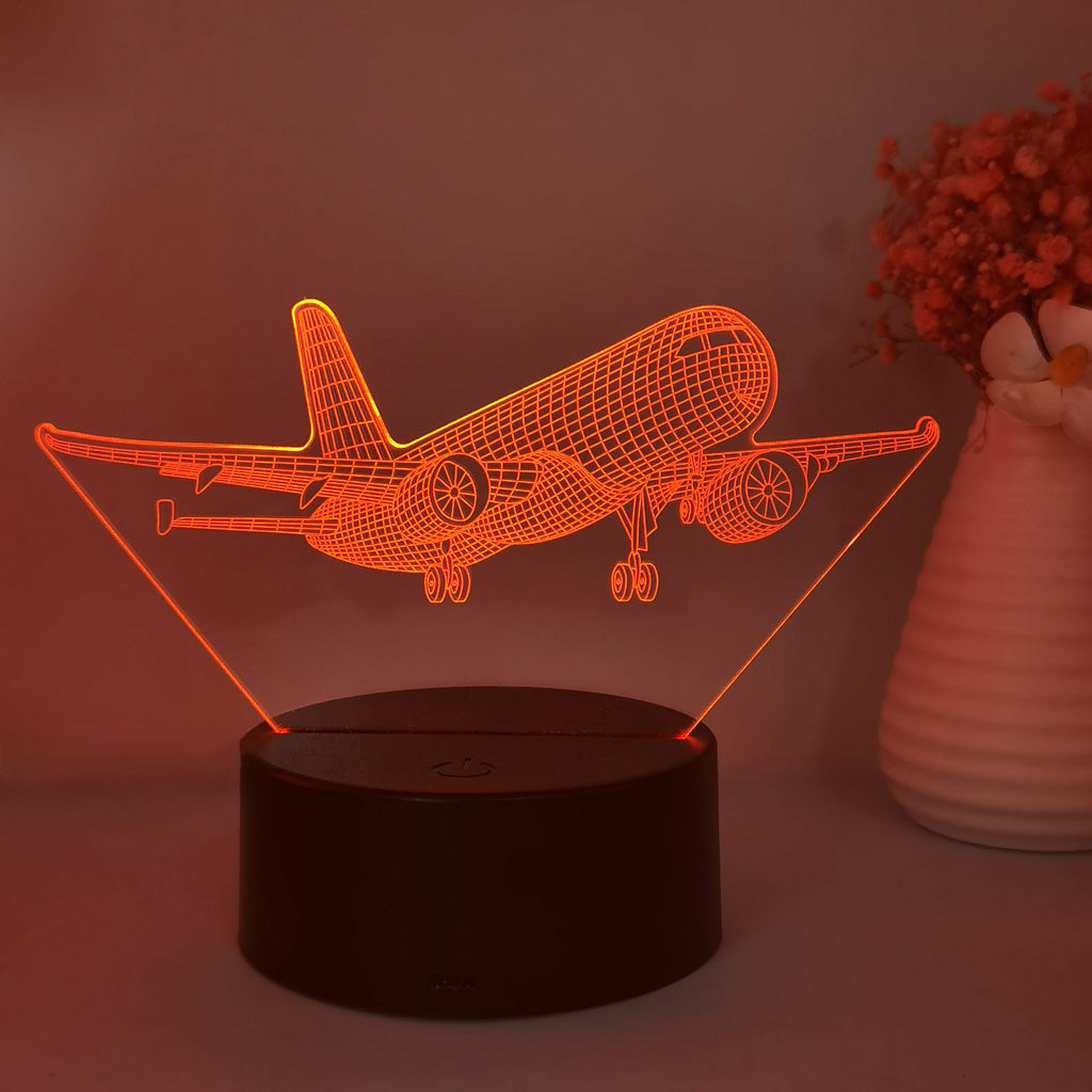 SkyGlow – 3D Airplane LED Night Light with USB