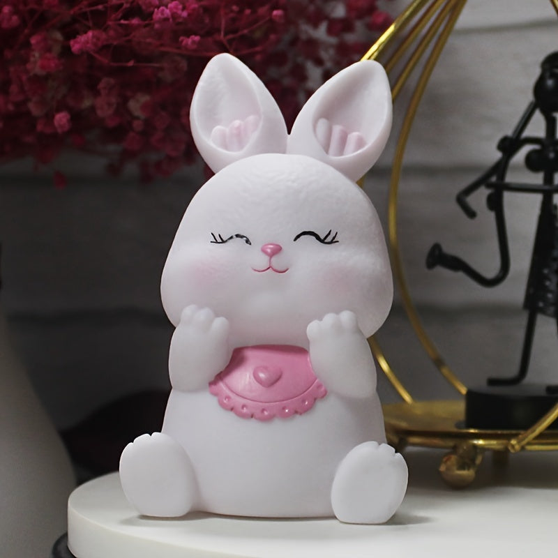 CuteRabbit - Charming LED Table Lamp for Bedroom