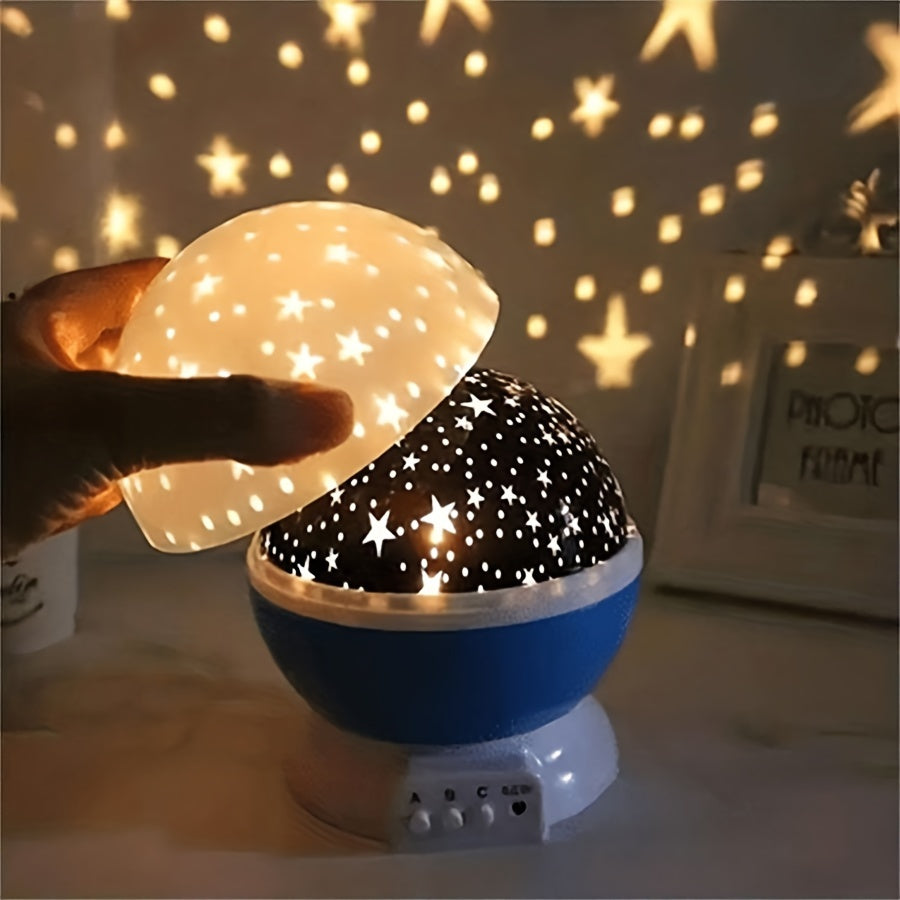 StarryDream Projector – Colourful Star Lamp with 360° Rotation