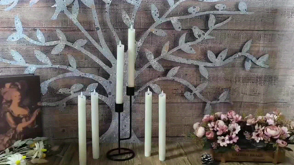 Eebuss Flameless Taper Candles – Realistic LED Effect
