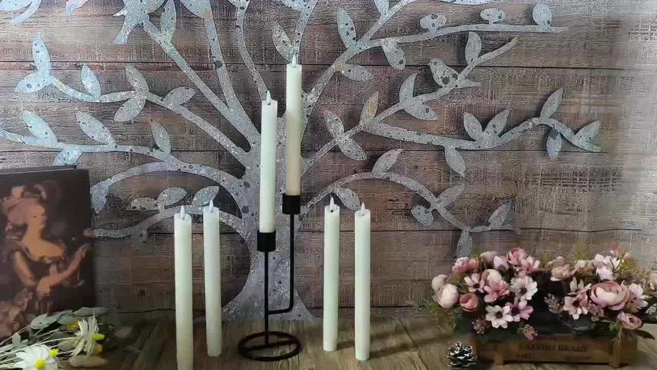 Eebuss Flameless Taper Candles – Realistic LED Effect