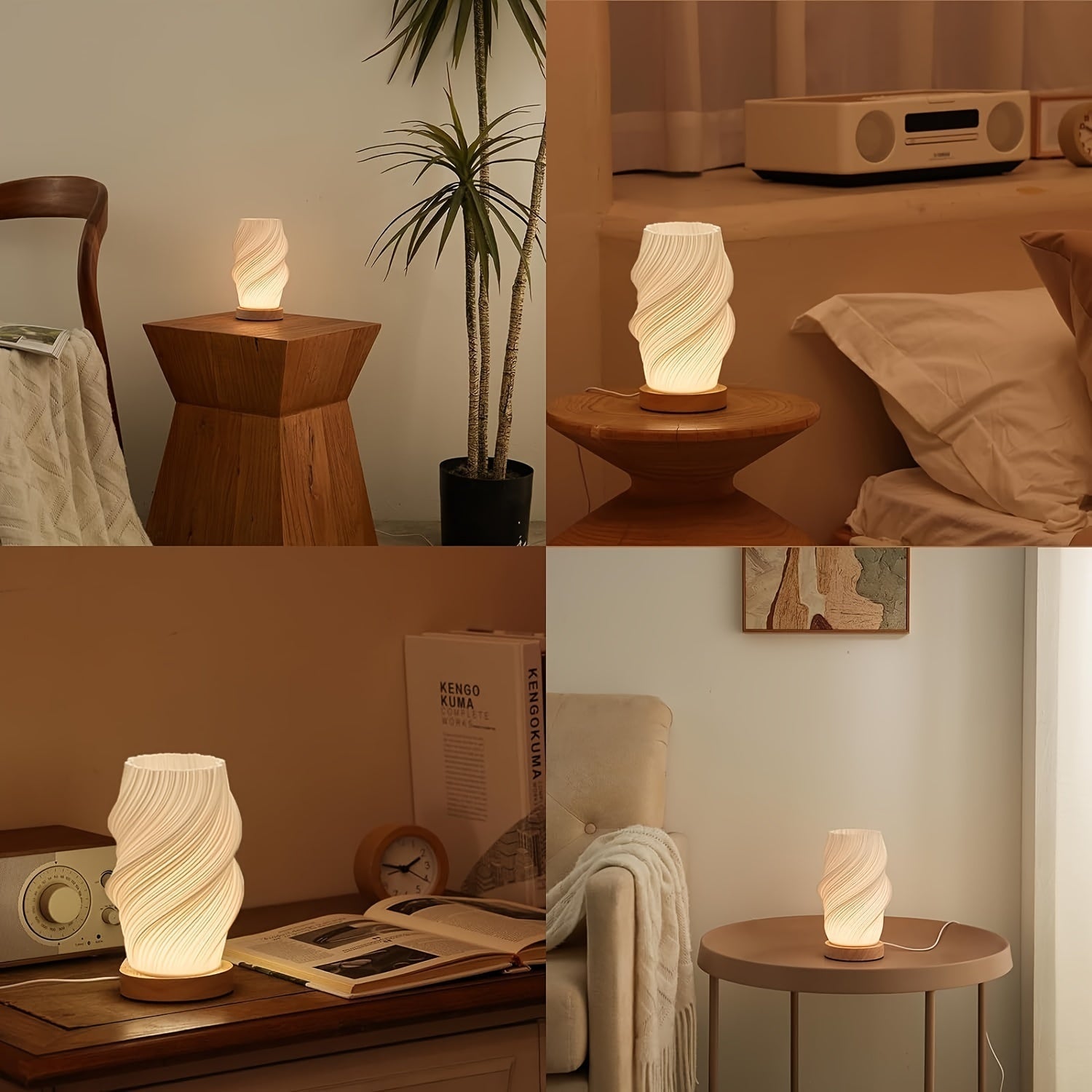 FantasieGlow - Adjustable USB Table Lamp with Knob
