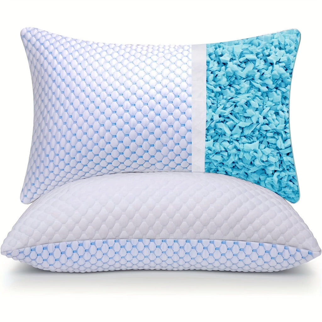 ChillPillow Breeze - Cooling Memory Foam Pillow with Bamboo Cover
