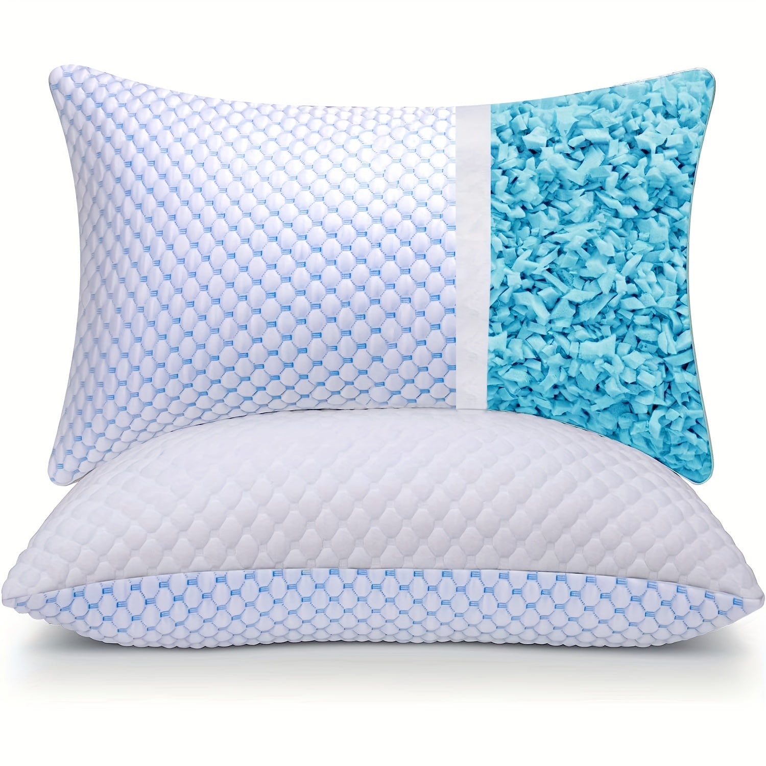 ChillPillow Breeze - Cooling Memory Foam Pillow with Bamboo Cover
