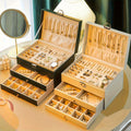 Elegance - Luxury Jewelry Organizer Whiteh High-quality Leather