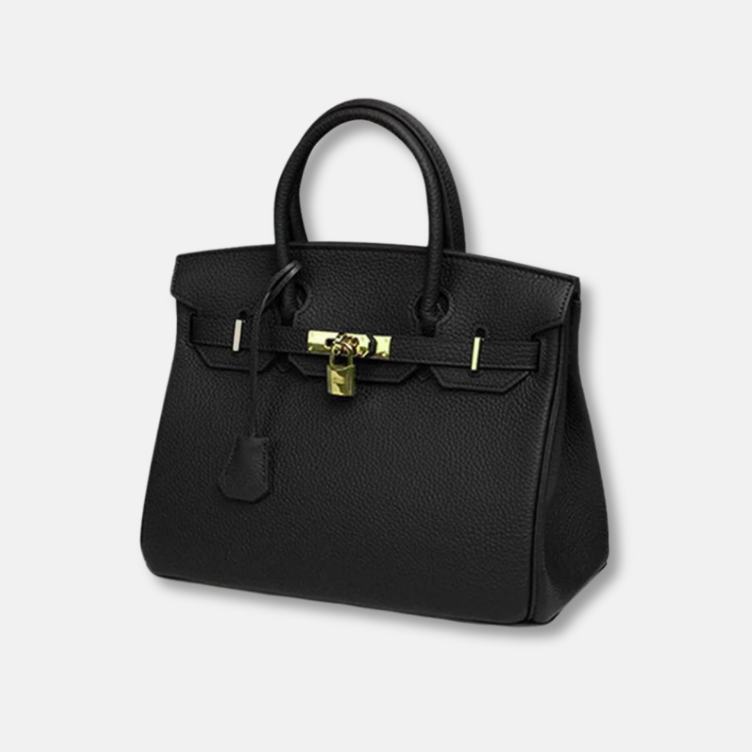 ClassicLeather Bag - Elegant Leather Handbag with Space
