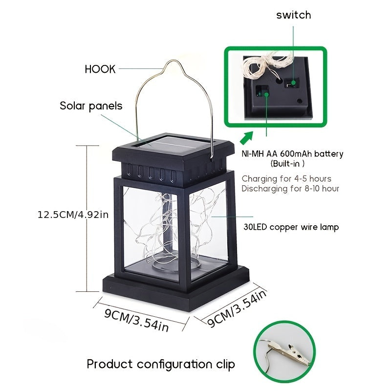 SolarLantern – Set of Waterproof Solar Hanging Lights for Garden and Party