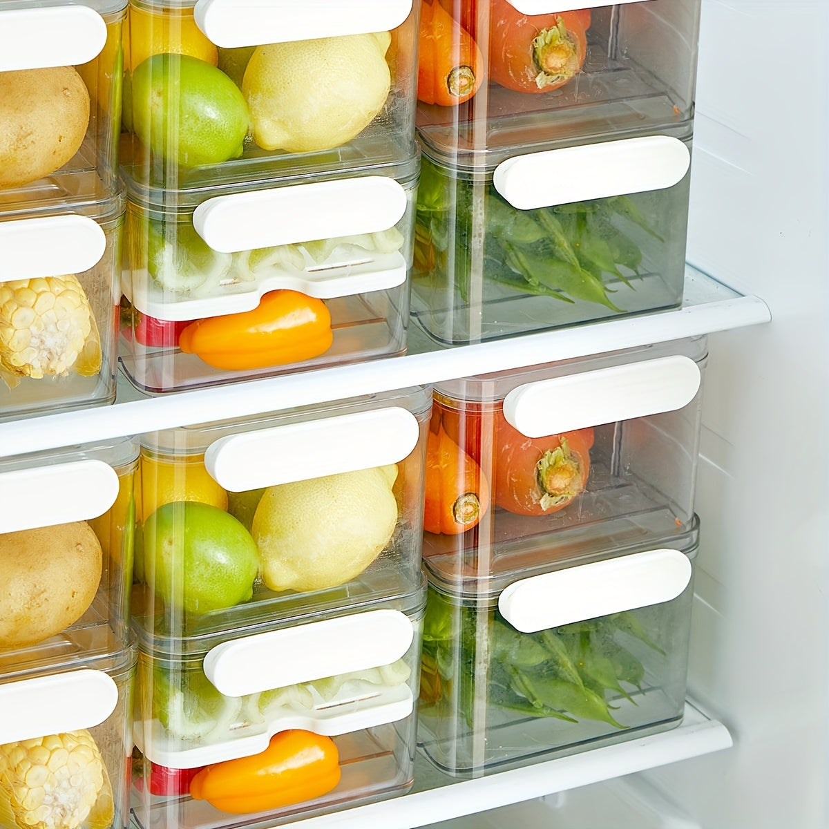 FreshGuard - Elegant Food-Safe Refrigerator Organizer