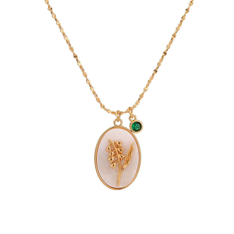 Aurora Birthstone and Birth Flower Necklace – A Personal Piece of Jewelry for My Loved Ones