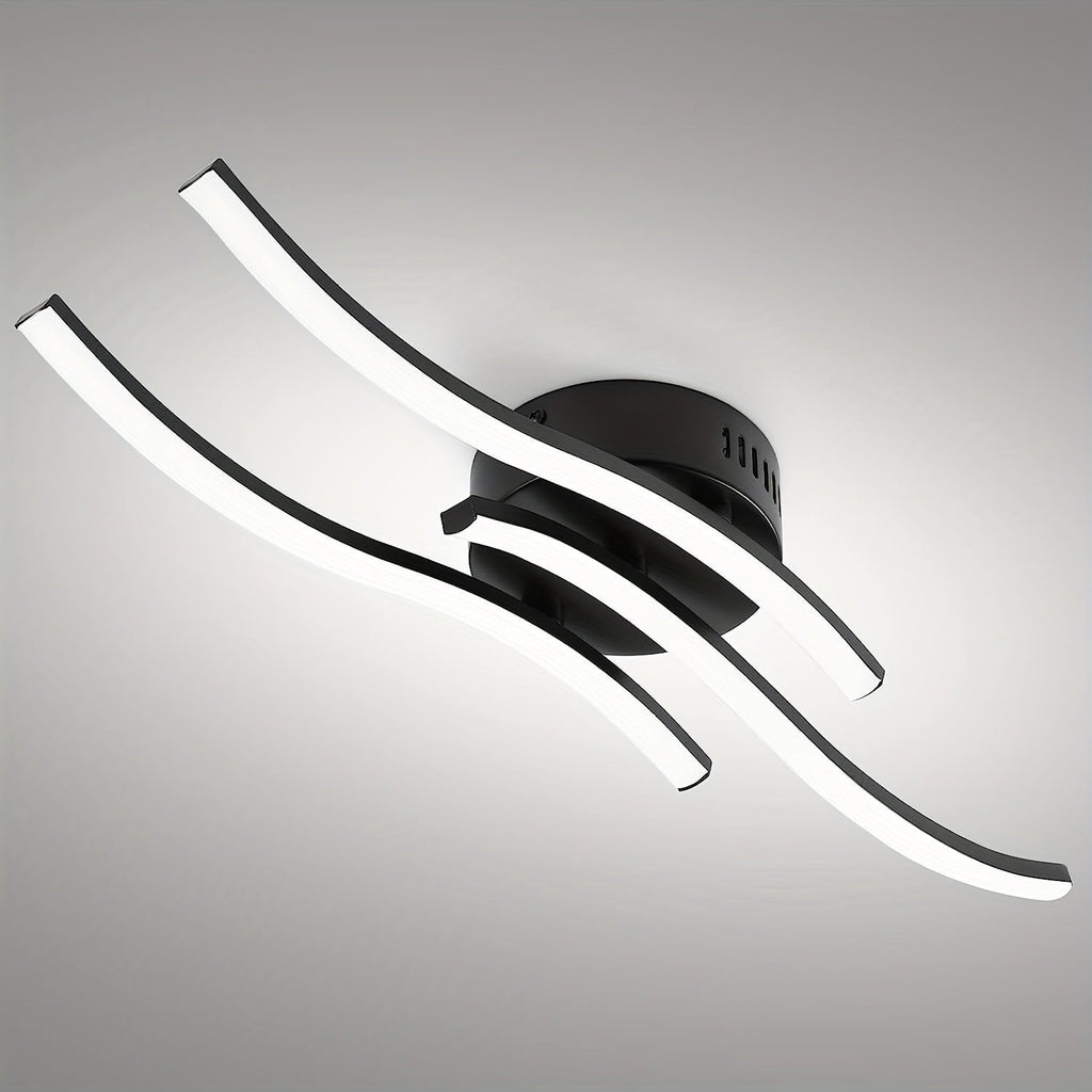 LumaCurve Light - Modern Dimmable LED Ceiling Lamp