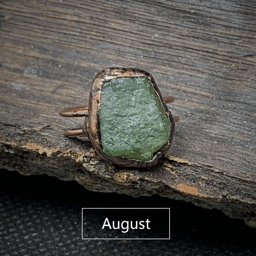 Elegant Natural Birthstones Ring - Selina