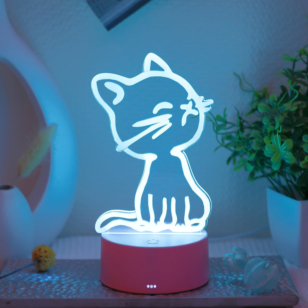 GlowPaw - 3D Touch Cat Night Light